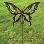 Garden Stake Butterfly Silhouette Borcon Steel 42x32