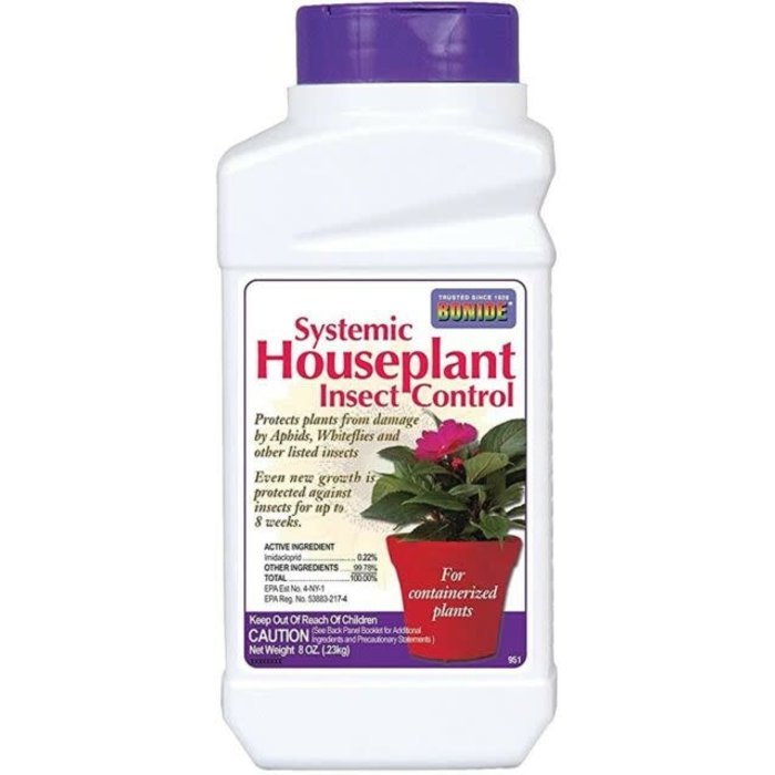 Systemic Houseplant 8oz Granules Insecticide Bonide