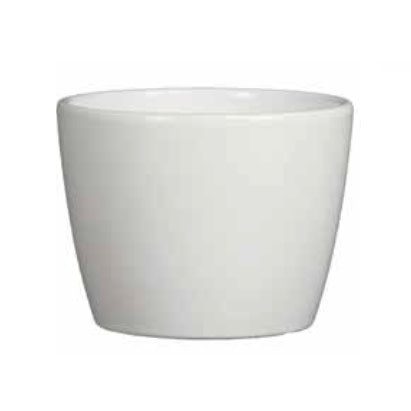Pot Round Taper Cache Lrg 7x6 White
