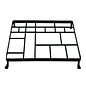 Plant Stand Mondrian Square Lrg 14x2 Black Metal