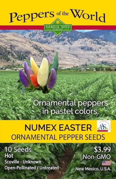 Seed Pepper Easter Ornamental NuMex - Capsicum annuum