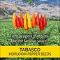 Seed Pepper Tabasco Heirloom - Capsicum frutescens