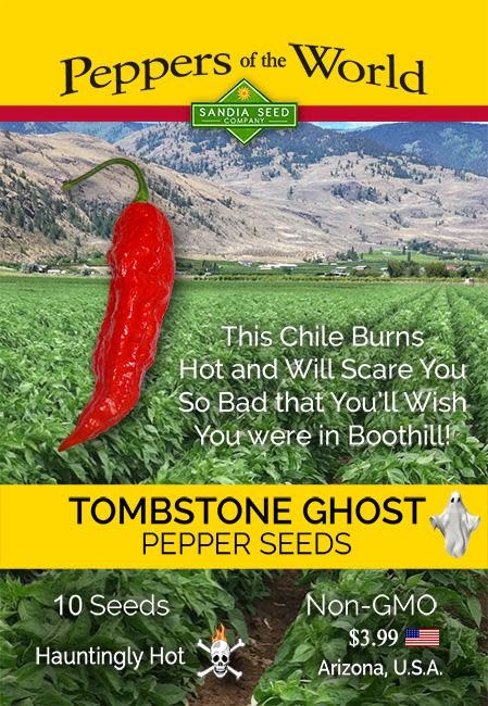 Seed Pepper Tombstone Ghost - Capsicum chinense