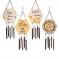 Wind Chime Sentiment Bee Glass/Metal 16"H