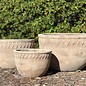 Pot/Bowl Folia w/Leaf Rim Sml 12x8 Antq or Wash Terracotta