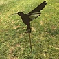 Garden Stake Hummingbird Silhouette Borcon Steel 37x18