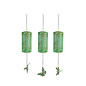 Wind Chime/Garden Bell w/Dragonfly 3x7 Asst Gold/Verdigris