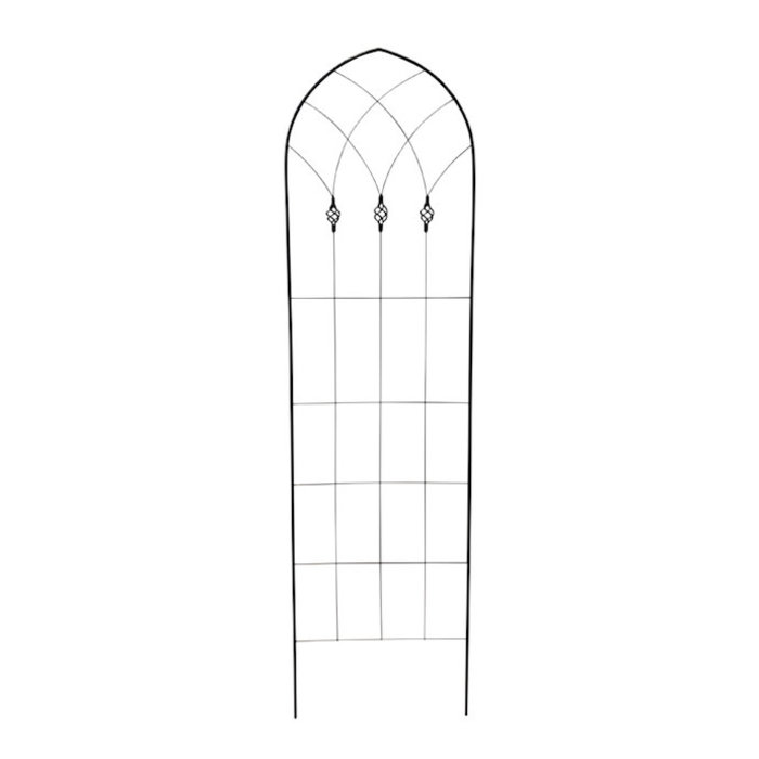 Trellis Apse 24x88 Black Metal