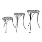 Plant Stand Droplet Sml 15x10 Graphite Metal