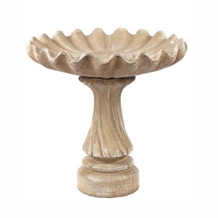 Birdbath Catawba/ Clamshell 29x29