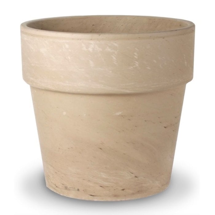 Pot Calima 11.5" Granite Marble Clay /Terracotta
