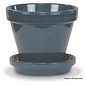 Pot 6" Glazed Standard Slate Blue