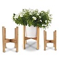 Plant Stand /Pot Stand Rubber Wood Med 14x16 (fits 12" pot)