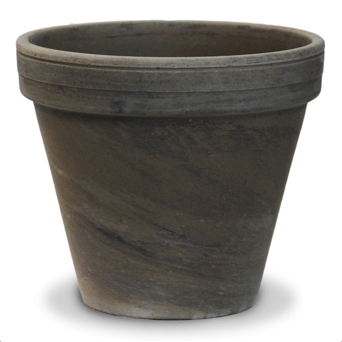 Pot 10" Dark Basalt Standard / Terracotta