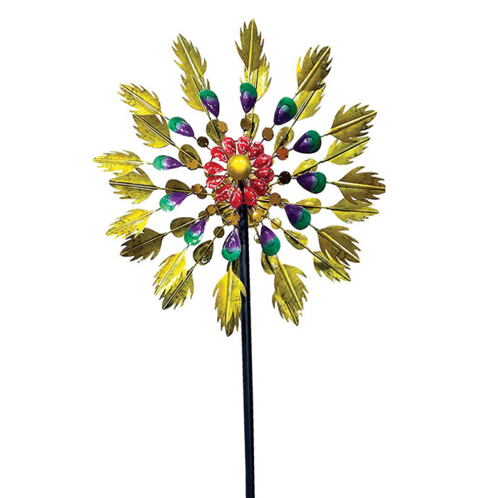 Wind Spinner / Garden Stake Canary 84"h