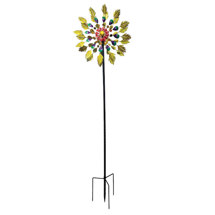 Wind Spinner / Garden Stake Canary 84"h