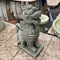 Statuary Foo Dog w/Floral Accents 16x9