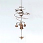 Wind Chime Bee 28"H Metal Asst