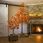 Halloween/Fall Indoor/Outdoor LED Maple Tree w/48 Lights Plastic/Metal 48"H