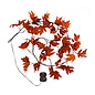 Halloween/Fall Decor Indoor/Outdoor LED Maple Garland w/24 Lights Plastic/Metal 72"L