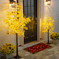 Halloween/Fall Decor Indoor/Covered Outdoor LED Golden Sugar Maple Tree Plastic/Metal 48"H