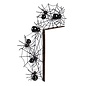 Halloween/Fall Decor Spider Door Crawler 9x13 Metal