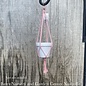 Plant Hanger 18" Macrame Mini Cotton Hanger Assorted Colors Primitive Planters