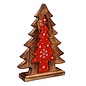Christmas/Winter Tree w/Snowflake Cutout Lrg 9.75x7 Wood