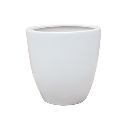 Pot Tall Tom Egg Planter Lrg 15x15 White