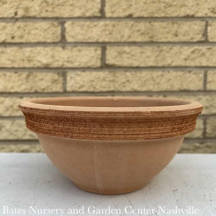 Pot Graffiato Planter Bowl 9" Terracotta