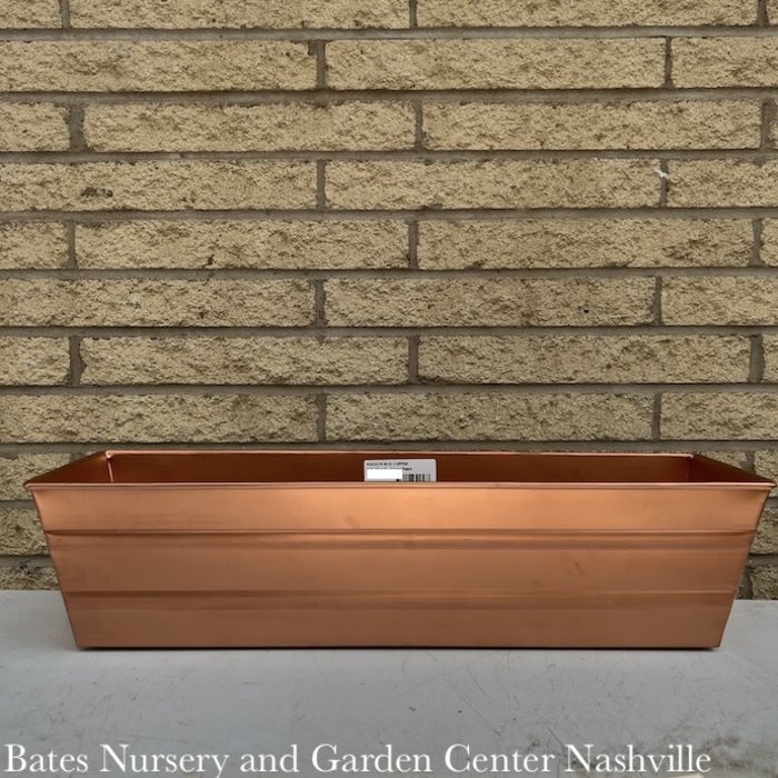 Window Box Copper Plated Sml 22wx6dx5h