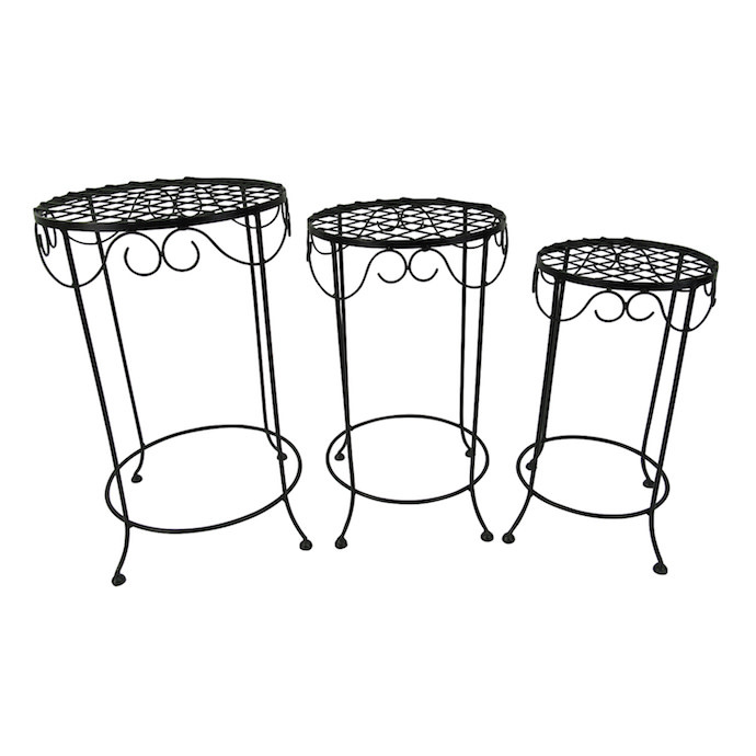 M30Plant Stands /Hooks /Brackets Plant Stand Moser Rd w/Scroll Collar