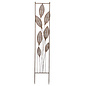 Trellis Leaves 9w x 49h  Bronze Color Metal