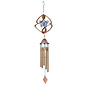 Wind Chime Cosmix Butterfly Copper Plated Metal/Crystal 25"
