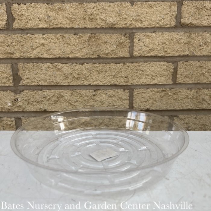 Saucer 8" Clear Plastic