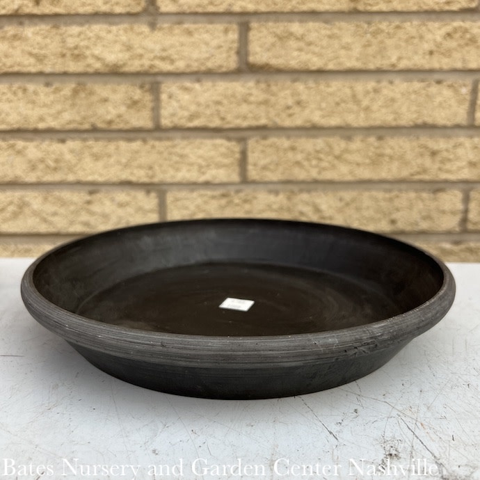 Saucer 10" Single Slip Lt Wt Dk Charcoal PSW Arcadia