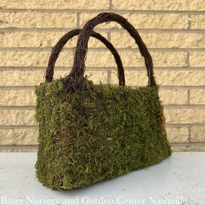 SuperMoss Beaumont Purse w/Wicker Handles Sml 8x5