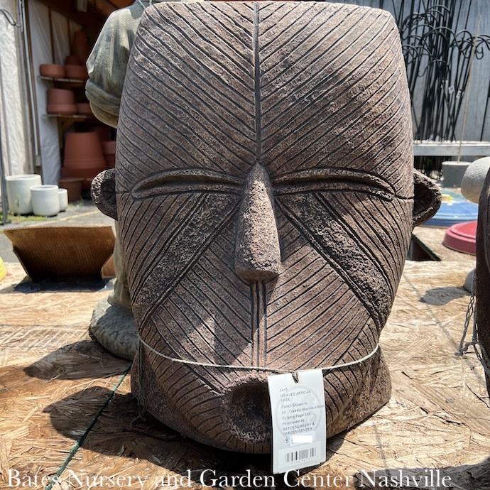 Statuary Weaved African Face 22x19