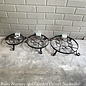 Plant Stand /Pot Trivet Forged 12" Black Panacea