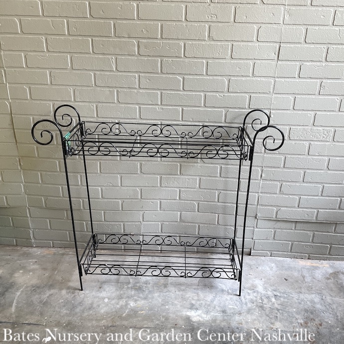 M30Plant Stands /Hooks /Brackets Plant Stand Scroll 2Tier 33h x 38w x