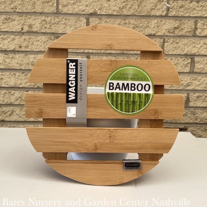 Plant Caddy Bamboo Round 11"