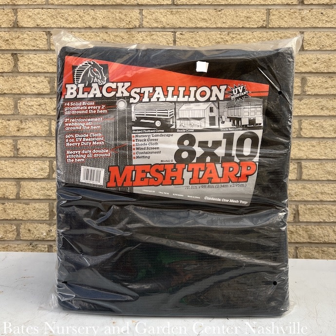 Breathable Tarp 8x10 Black Mesh Tarp Stallion Dewitt