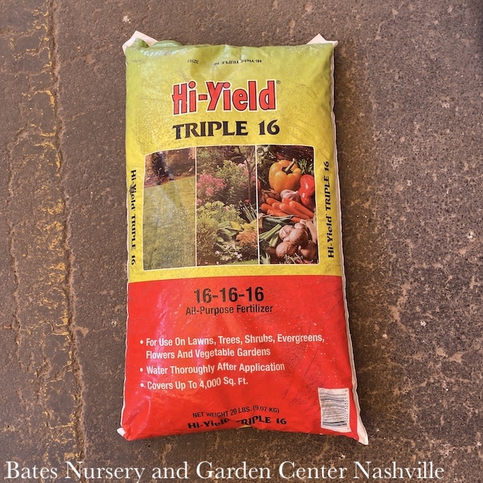 20Lb Triple 16 All Purpose Fertilizer 16-16-16 Hi-Yield