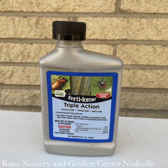 Triple Action (Neem Oil) 8oz Concentrate Insecticide-Fungicide-Miticide /Fertilome