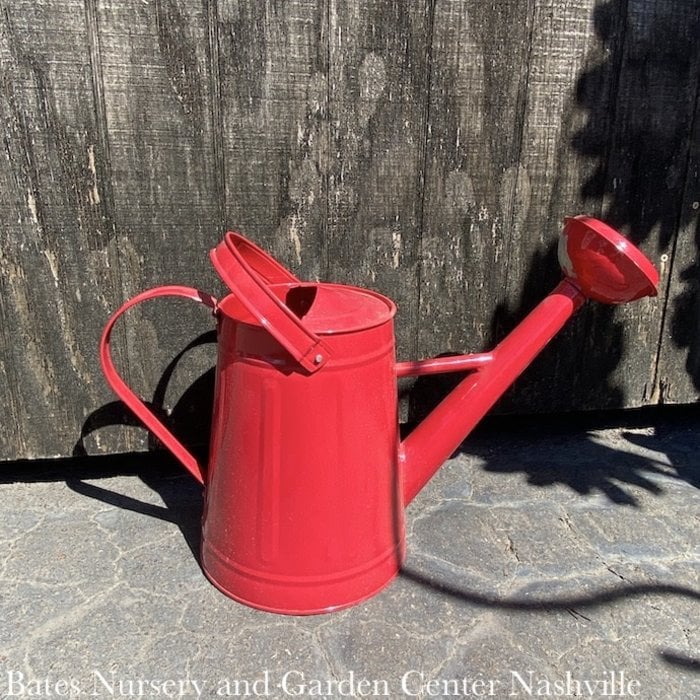Watering Can 1.2 Gal Traditional Metal Red