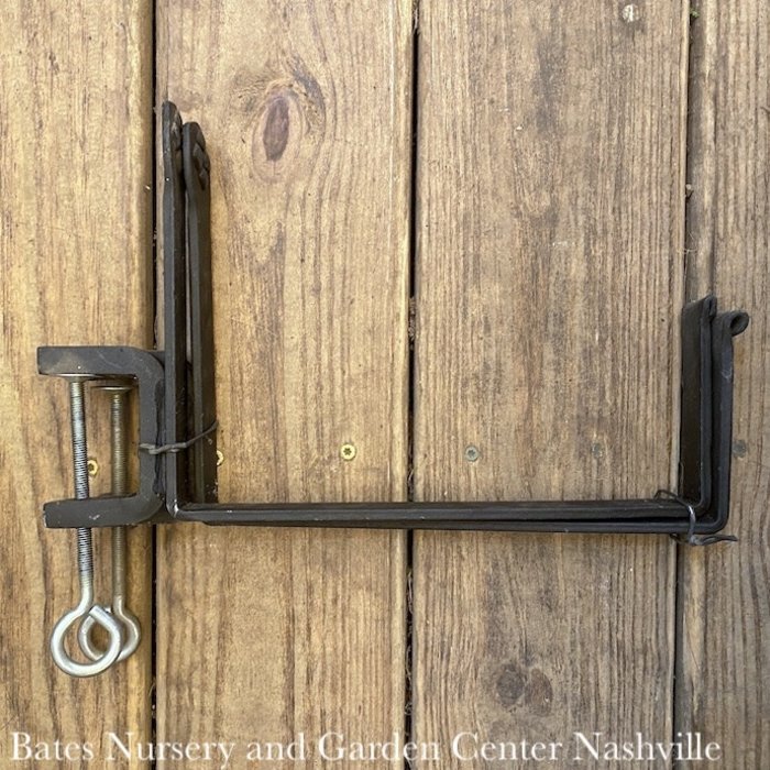 M30-Plant Stands /Hooks /Brackets Wall Bracket Talon Simple Design Sml 12 Black  Metal Arcadia - Bates Nursery & Garden Center