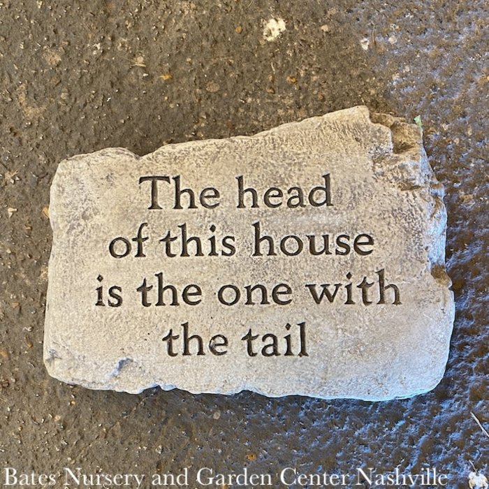 Stone/Plaque The Head of This House 10"