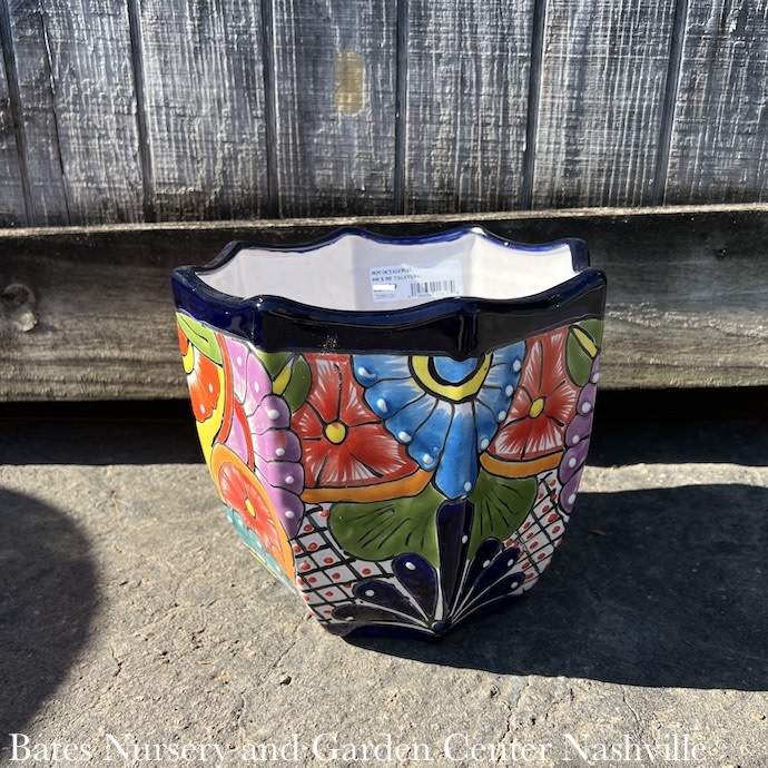 Pot Octagonal 9x9 Talavera