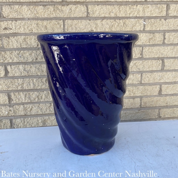 Pot Swizzle Swirling Vase Sml 12.5x14.5 Asst