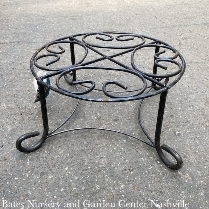 Plant Pot Stand Wrought Iron Rustic Arrow